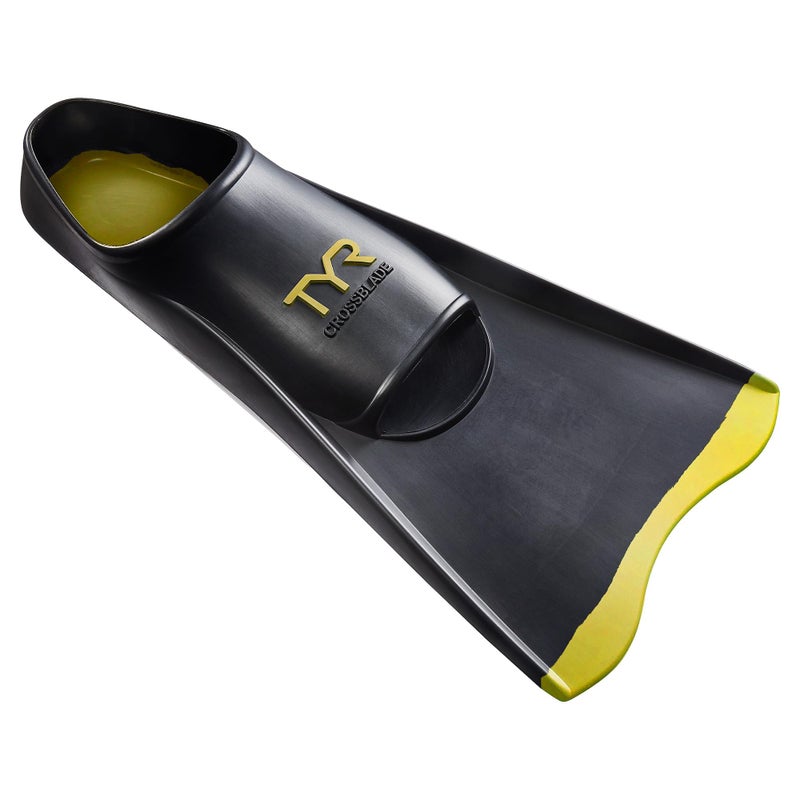 TYR Crossblade Fins 2.0, Black/Yellow, S - Image 1